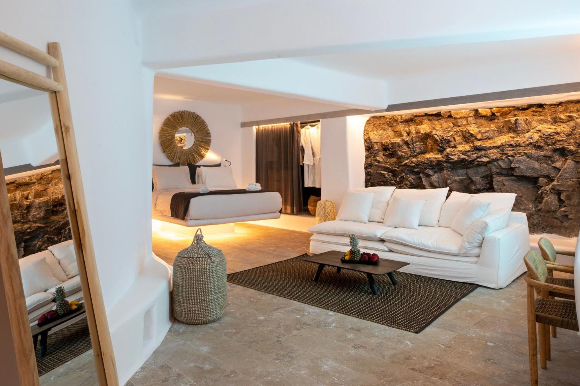 Hotel White Stone Mykonos à Agios Ioannis Diakoftis Extérieur photo