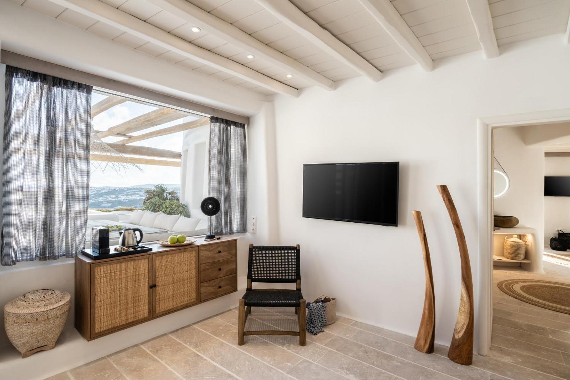 Hotel White Stone Mykonos à Agios Ioannis Diakoftis Extérieur photo