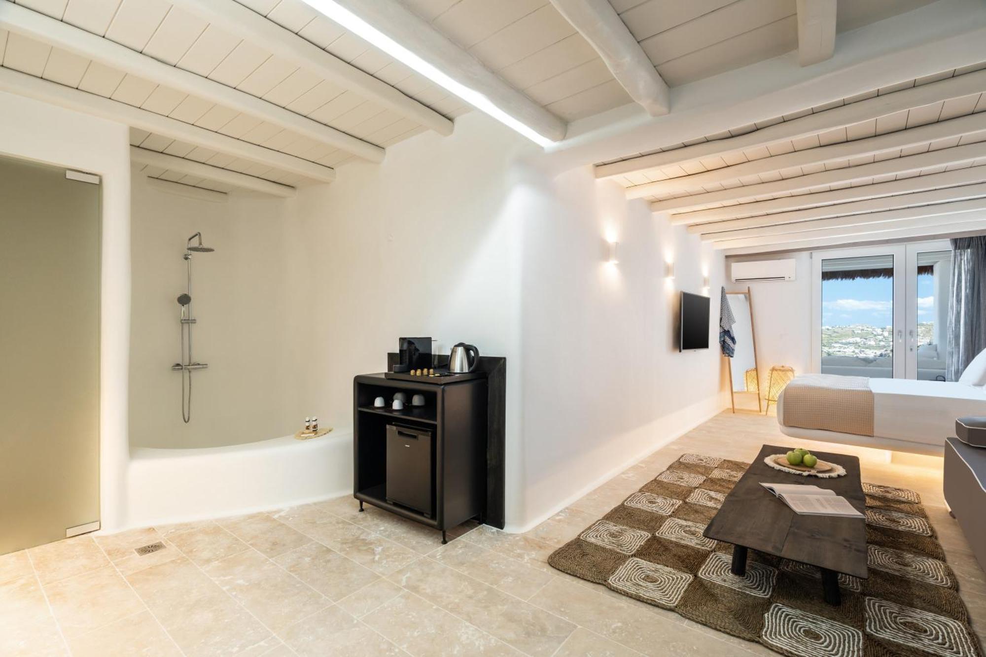 Hotel White Stone Mykonos à Agios Ioannis Diakoftis Extérieur photo